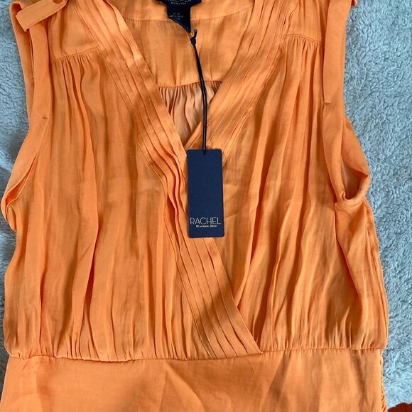 NWT Rachel Roy Faux Wrap Sleeveless Blouse - Size M - Picture 1 of 9